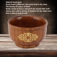 thumbnail image 4 of Round Wooden Bowls, Exquisite Elegant Jujube Wooden Rice Bowl  Tableware Handmade Wood Bowls Salad Bowl For Candy, Fruits, Appetizer, And Snacks, Anti Scalding, 4 of 8
