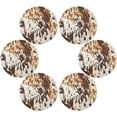 thumbnail image 3 of Coolnut Cow Print Pattern Round Placemats Washable Placemats Non-Slip Heat-Resistant Table Place Mats for Dining Kitchen Holiday Party Table 15.4"-4PCS Home Decor, 3 of 7