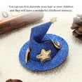 thumbnail image 4 of Cateissary Sombrero de Halloween Pinza para el pelo Decoración Ropa Accesorio Encantador Tocado para niños Adorno Festival Celebración Horquillas Kits de decoración para fiestas Azul Cateissary HA068073-04, 4 of 6