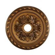 M1005AB-Elk Home-Corinthian - Medallion in Traditional Style with Victorian and Vintage Charm inspirations - 1.5 Inches tall and 21.5 inches wide