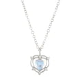 thumbnail image 1 of Collar con corazón para mujer Collar con colgante en forma de corazón Collar con perlas para novia Colgante en forma de corazón Regalo para el día de San Valentín, 1 of 7