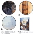 thumbnail image 3 of Designart "England City Skylineengland horizon V" Cityscapes Floater Framed Wall Art Living Room, 3 of 7