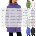 thumbnail image 3 of Smsaxvxz Womens Rain Jackets Fall Fashion Solid Zip Up Waterproof Windbreaker Coat Casual Mid Tops with Pockets Green S, 3 of 6
