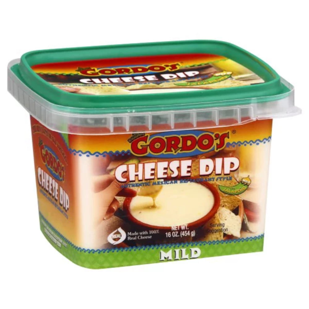 Gordo's Mild Queso Cheese Dip, 16 oz, Refrigerated Dip