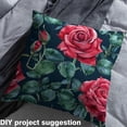 thumbnail image 2 of Castle Fairy Floral Rose Fabric by the Yard 10 Yards for Teenager,Spring Graden Room Decor Fabric by the Yard,Botanical Plants Fabric for Sewing,Breathable Home Decor, 2 of 6