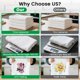 thumbnail image 3 of Juego de 4 paños de cocina decorativos con diseño de niña, de microfibra suave y absorbente, para cocina, té, café, bar, hogar, el mejor regalo., 3 of 9