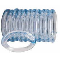Simple Spaces SD-ORING-C3L Shower Curtain Ring, Plastic, Clear, 1 cm W, 2-1/2 in H