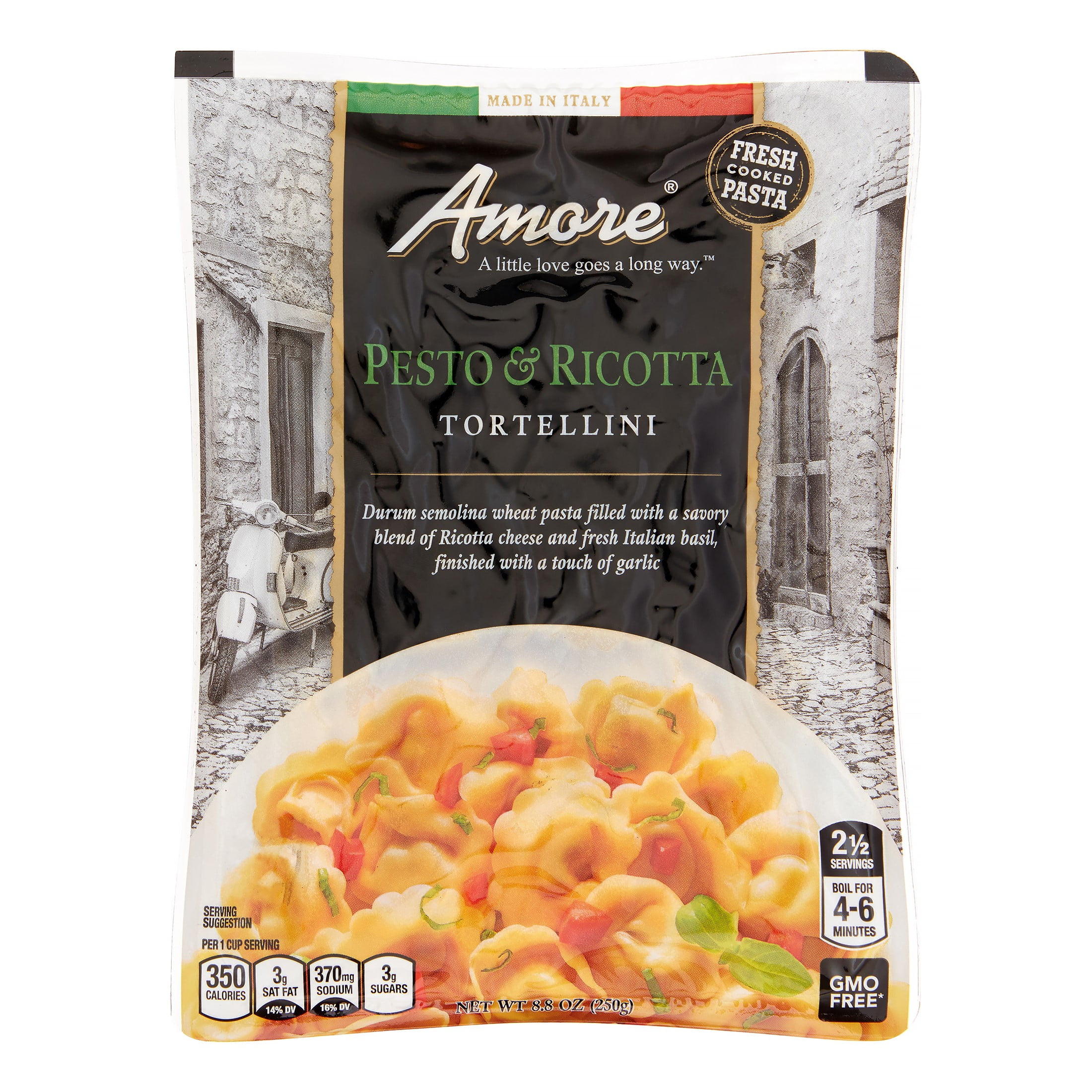 Amore Tortellini, Pesto and Ricotta, 8.8 Oz