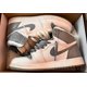 thumbnail image 1 of Ni - ke Ni - ke Air Jordan 1 Retro High OG GS Stealth Grey White Kids AJ1 Casual 575441-037, 1 of 4