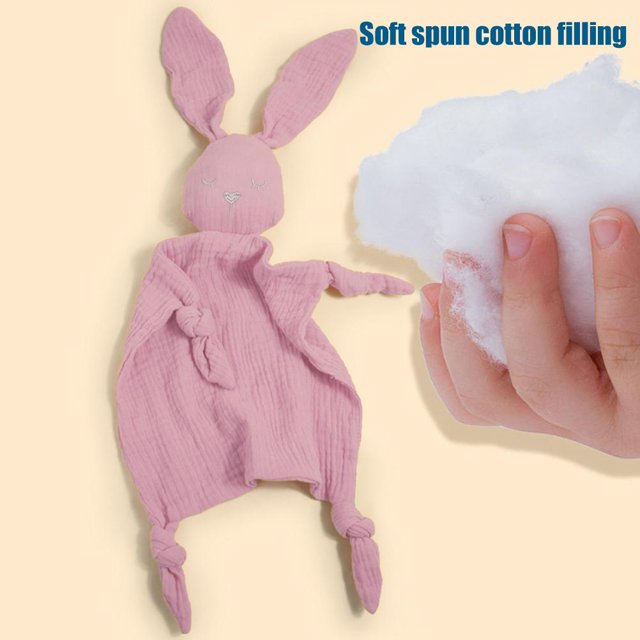 Manta de seguridad para bebé juguete de peluche de conejo manta cómoda para bebé manta de seguridad para bebé juguete de peluche de conejo regalos suaves para niños y ANGGREK Otros