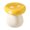 Yellow, variant on Mushroom Ceramic Toothpick Holder Yellow Floss Box Cotton Swab Jar Home Living Room Storage Bottle Desktop Organizer