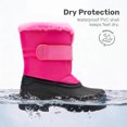 thumbnail image 4 of DREAM PAIRS Kids' Snow Boots, Waterproof Winter Boots with Warm Faux Fur Lining, Mid-Calf Outdoor Boots with Anti-Slip Outsole, 4 of 6