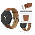 thumbnail image 2 of LEIXIUER Genuine Leather Compatible for Google Pixel Watch 2 Google Pixel Watch Band for Women Men, Pixel Watch Premium Leather Wristband Adjustable Clasp Stylish Strap Band for Google Pixel Watch, 2 of 11