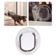thumbnail image 3 of Puerta para Mascotas, Puerta para Ventana de Perro, Puerta con Solapa con de 4 Vías par, , Perrito para Ventana de Pantalla, P - blanco Colco Puerta de gato para mascotas, 3 of 7