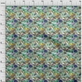 thumbnail image 4 of oneOoneCottonCambricGreenFabricAbstractFabricForSewingPrintedCraftFabricByTheYard42InchWide, 4 of 4