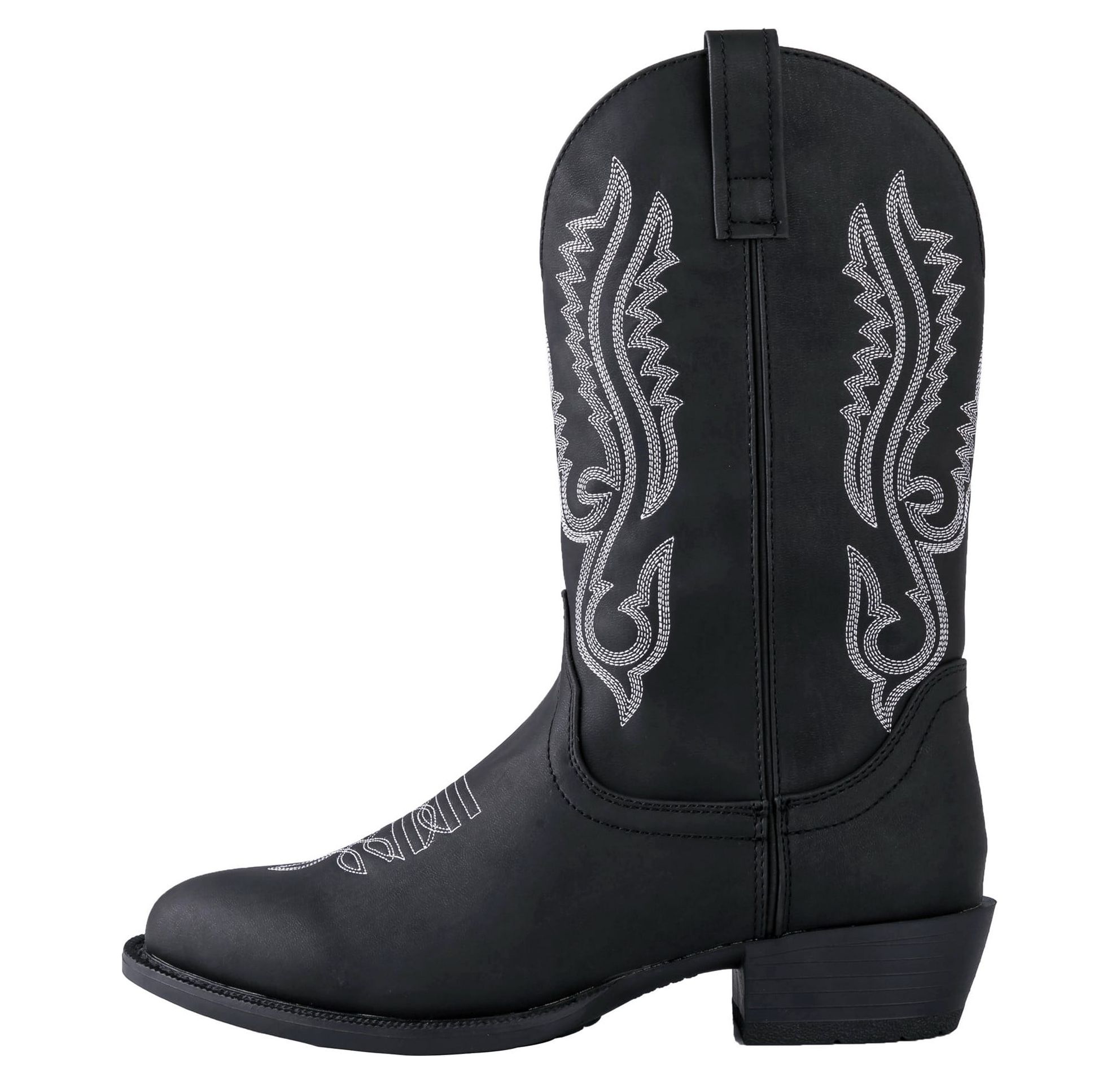 Canyon Trails Mens Classic Durable Round Toe Embroidered Western Rodeo Cowboy Boots - image 3 of 7