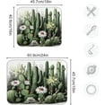 thumbnail image 3 of FREEAMG Dish Drying Mat Cactus and Flowers Absorbent Dry Mats for Dishes Draining Pad for Kitchen Countertop 16" x 18", 3 of 7