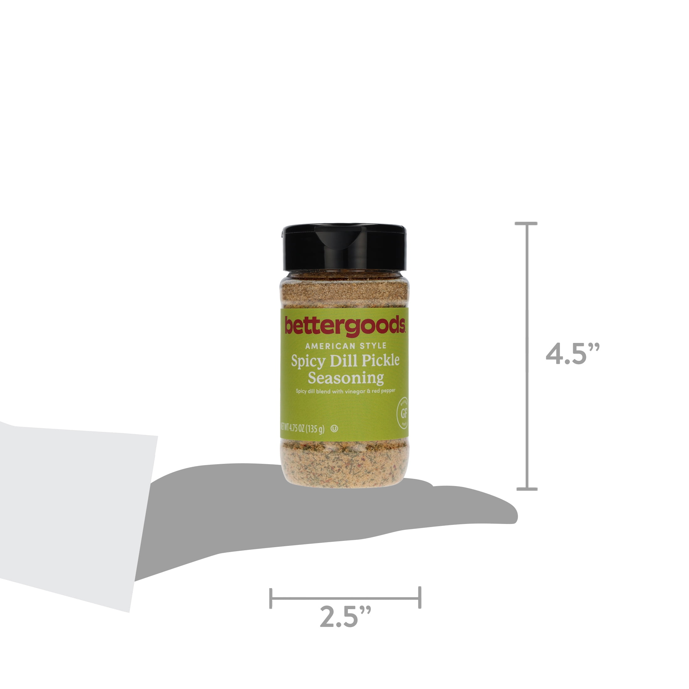 bettergoods Spicy Dill Pickle Seasoning, 4.75 oz