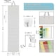 thumbnail image 3 of Vinyl Roll H - 24 Rolls Vinyl Stora Izer With 10 Pockets, Hanging Craft Vinyl Roll Keeper For Craft , Adjable Vinyl Stora Bag Fo, 3 of 5