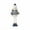 C, variant on DAMAI Cute Christmas Snowman Doll Figures Ornament,Handmade Christmas Standing Doll Plush Snowman with Scarf Hat Extendable Legs Ornament,Blue Fabric Snowman Doll for Family Friends Holiday Gift