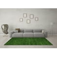 thumbnail image 3 of Ahgly Company Indoor Round Abstract Green Modern Area Rugs, 4' Round, 3 of 4