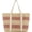 Pink, variant on Zhengup Straw Beach Tote Bag for Women Summer Woven Shoulder Handbag Vacation Large Packable Beach Purse
