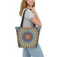 thumbnail image 2 of Sikiie Round Mandala Shoulder Bag Casual Hobo Crossbody Tote Bag for Women and Men Large Purse Messenger Bag Travel Work, 2 of 6