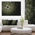 thumbnail image 1 of Grand Motif de Fleur Fractale Symétrique - Impression d'Art Floral sur Toile, 1 of 3