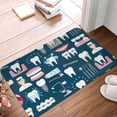 thumbnail image 5 of Daiia Dental Front Door Mat, Heavy Duty Durable Welcome Mat for Outdoor Indoor, Dirt Trapper Waterproof Super Absorbent Door Mat, 16" x 24", 5 of 9
