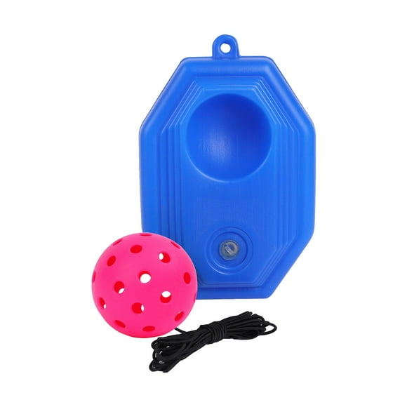 jinwen Pickleball Trainer Convenient with Ball Professional Pickleball Training Aid Rose Red Ball