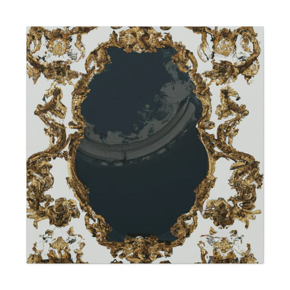 Gilded Dreams Rosebud - Canvas