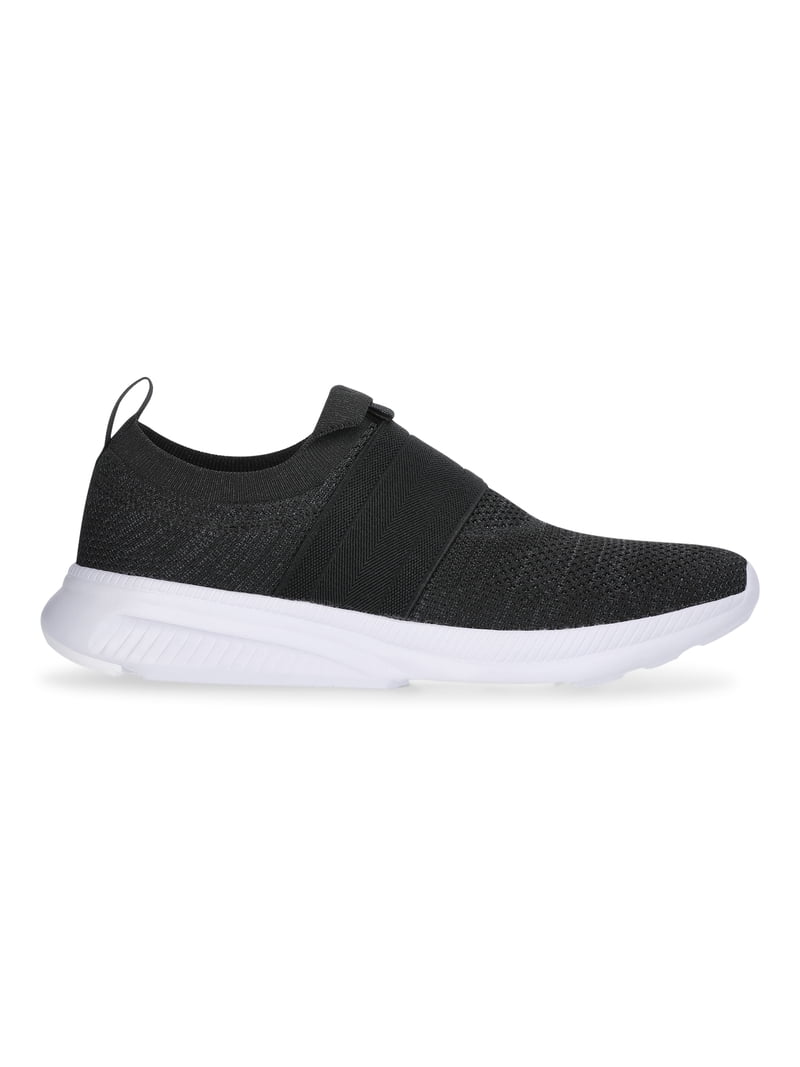 Athletic Works Men's Banded Slip-On Knit Jogger Sneakers with Wide