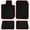 Black with Red Edging, variant on GGBAILEY Classic Carpet Custom Fit Car Mats / Floor Mats Set for Mercedes-Benz C-Class (Sedan) 2008-2015, Beige