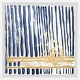 thumbnail image 2 of Parvez Taj "Blue Verticals" Framed Painting Print, 2 of 6