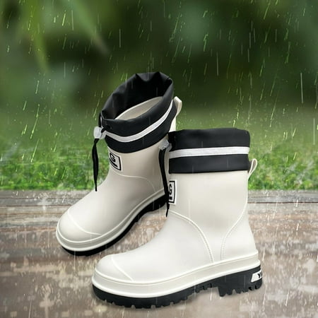 Segolike Women Rain Boots Non Slip Rainboots Waterproof Boots Stylish Garden Boots Portable Work Boots Rain Shoes for Camping  Hiking
