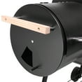 thumbnail image 3 of Charcoal Grill with Offset Smoker BBQ Barrel Grill and Smoker Combo with Side Table Outdoor Backyard Cooking, Patio and Parties, 3 of 15