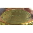 thumbnail image 4 of Full-Size U.S. Navy Mark V Copper & Brass Diving Helmet Replica with Wooden Base, 4 of 4