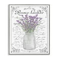 thumbnail image 5 of Stupell Industries Lavender Sprigs Bouquet Ornate French Script Motif Graphic Art Gray Framed Art Print Wall Art, Design by Lettered and Lined, 5 of 5