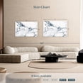 thumbnail image 4 of Elephant Stock Grey And White Abstract Wall Art - Horizontal Canvas Wall Art - Living Room Wall Decor - Abstract Canvas - White And Blue Decor - 51" x 34", 4 of 8
