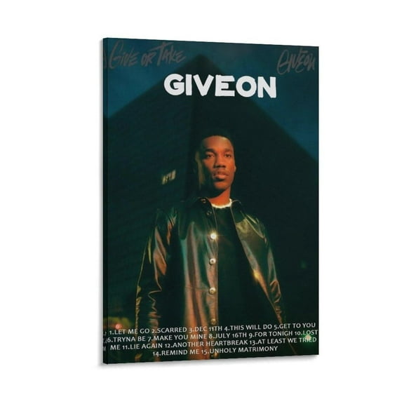 GIVEON Give Or Take 8 Canvas Poster Bedroom Decoration Landscape Office Valentine's Birthday Gift
