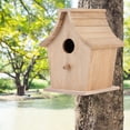 thumbnail image 3 of Durable High-Quality Wood Material Birdhouse, Bird Feeder, Parrots Budgerigar Parrots, Budgerigar Easy Observation, 3 of 8