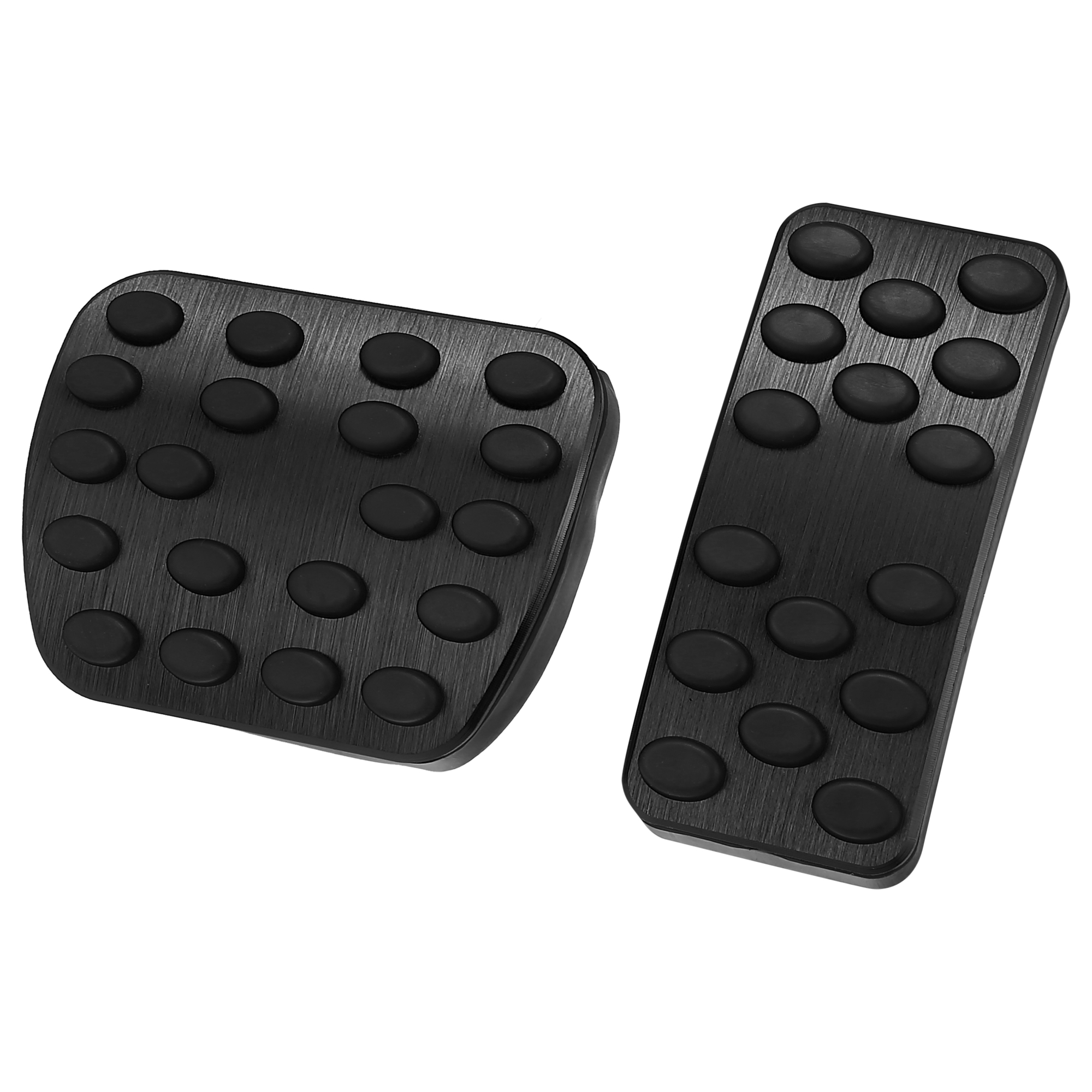 Black Brake Foot Pedals Pad Kit NonSlip Accelerator Pedal Covers for
