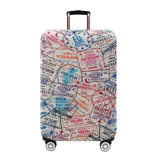 Sello Más Grueso Planet Impreso Equipaje Cubierta De La Maleta Protectora Para El Maletero Caso Se Aplica A 18 "-32 " Accesorios De Viaje huangjie unisex