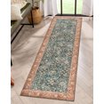 thumbnail image 4 of Lahome Decor 2x6 Vintage Washable Bedroom Rug, Boho Rugs for Living Room Ultra-Thin for Entryway, Non-Slip Distressed Throw Rugs Carpet for Kitchen Foyer Bedside Office, 4 of 9