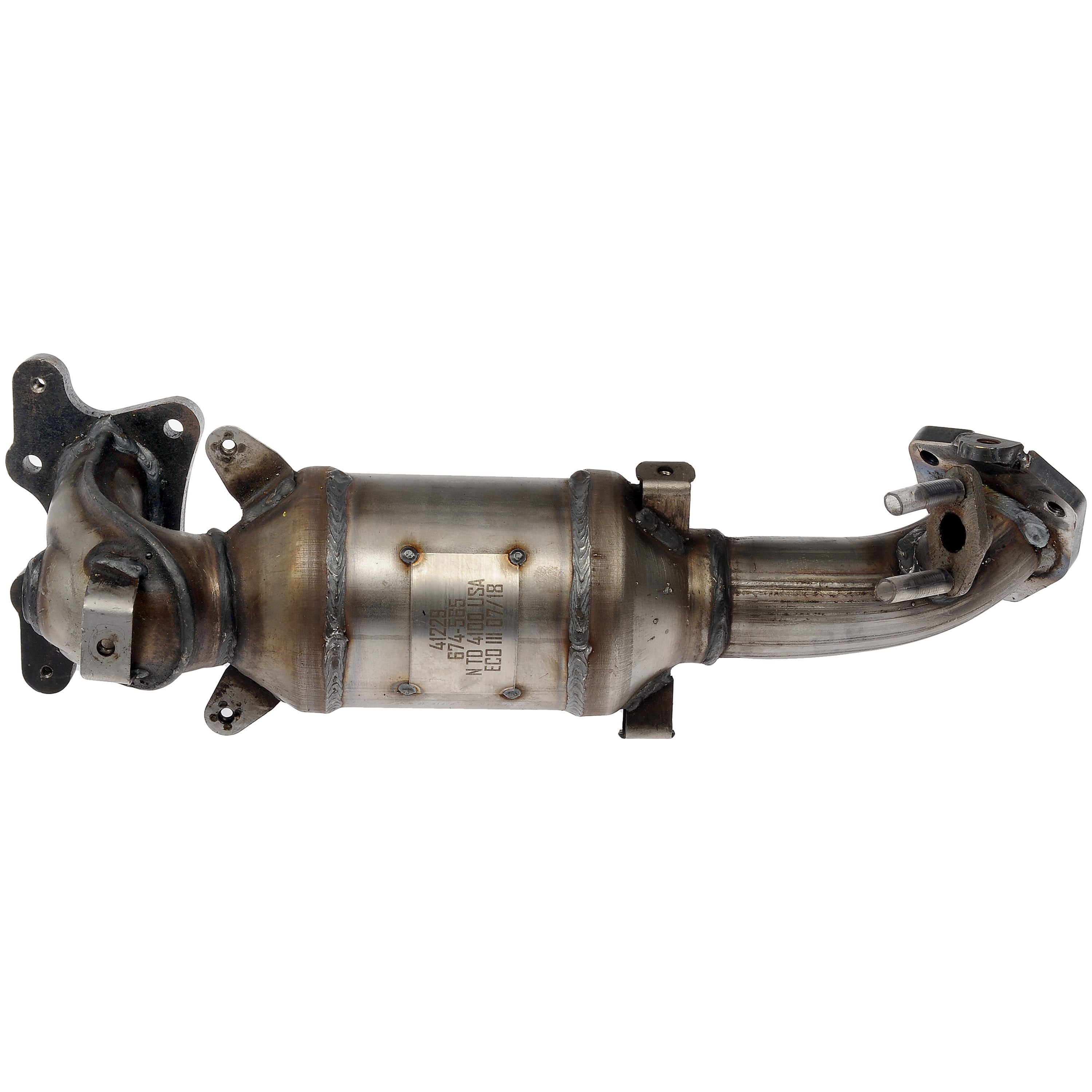 Dorman 674-565 Front Catalytic Converter with Integrated Exhaust Manifold for Specific Honda Models (Non-CARB Compliant)