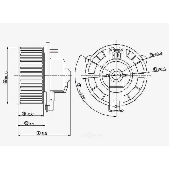 HVAC Blower Motor