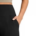 thumbnail image 6 of Favoffer Women's High Waist Wide Leg Pants Solid Color Front Pleated Design Pocket Loose Casual Trousers Soft Yoga Everyday Bottom for Walking Lounging Workout, 6 of 9