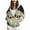 Mint Green, variant on Towmus Women's Fleece Zip Hoodie Y2K Halloween Long Sleeve Hooded Sweatshirts Casual Drawstring Gradient Hoodies