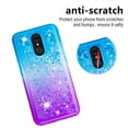 thumbnail image 5 of FIEWESEY for LG Stylo 4 Case,Liquid Glitter Diamond Quicksand Cute TPU Protective Cover for Girls and Women Phone Case for LG Stylo 4/Q Stylus/Stylo 4 Plus/Q Stylus Alpha/Stylus Plus(Blue/Purple), 5 of 7