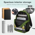 thumbnail image 5 of Pzuqiu School Bus Print 17 Inch Kids Backpack for Boys Girls Ages 6-18 Elementary Students Schoolbag with Adjustable Straps Large Capacity Bookbag for Back to School Travel Use, 5 of 7
